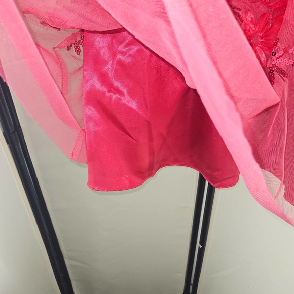 Rare Edition Fuschia Magenta Pink Girls Christmas Valentine's Dress  Ribbon 4T - Picture 7 of 12